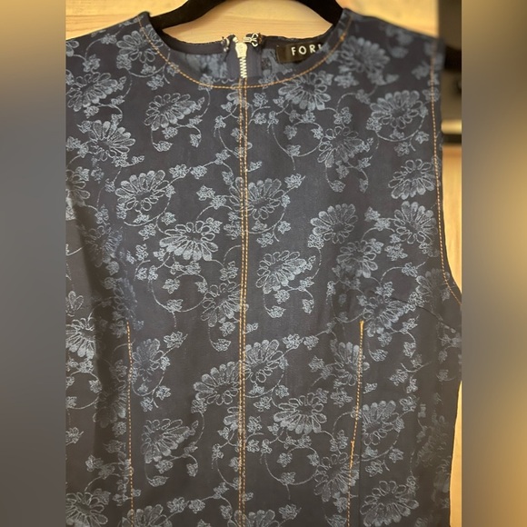 NWT FORE Zip Back Denim Midi - Picture 6 of 11